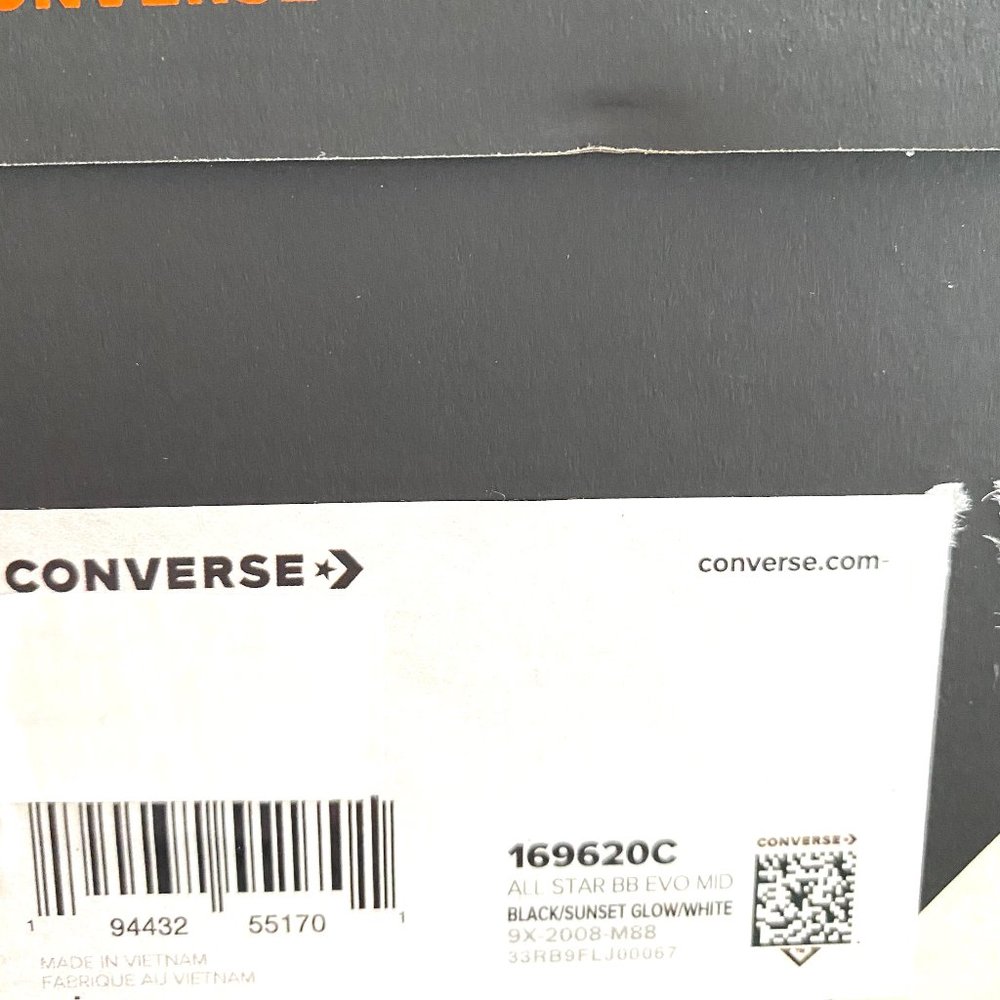 Converse AS BB Evo Mid Mesh Black Hi Vis Sneaker M - Picture 2 of 10